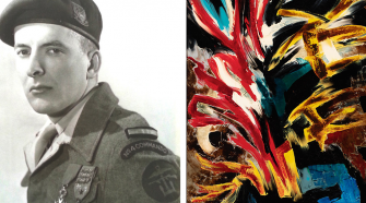 He Couldn’t Talk About What He Saw in World War II. So He Painted It.