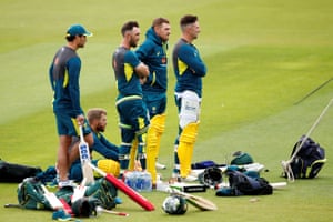 Australia’s batsmen consider their options ahead of their blockbuster clash with India.