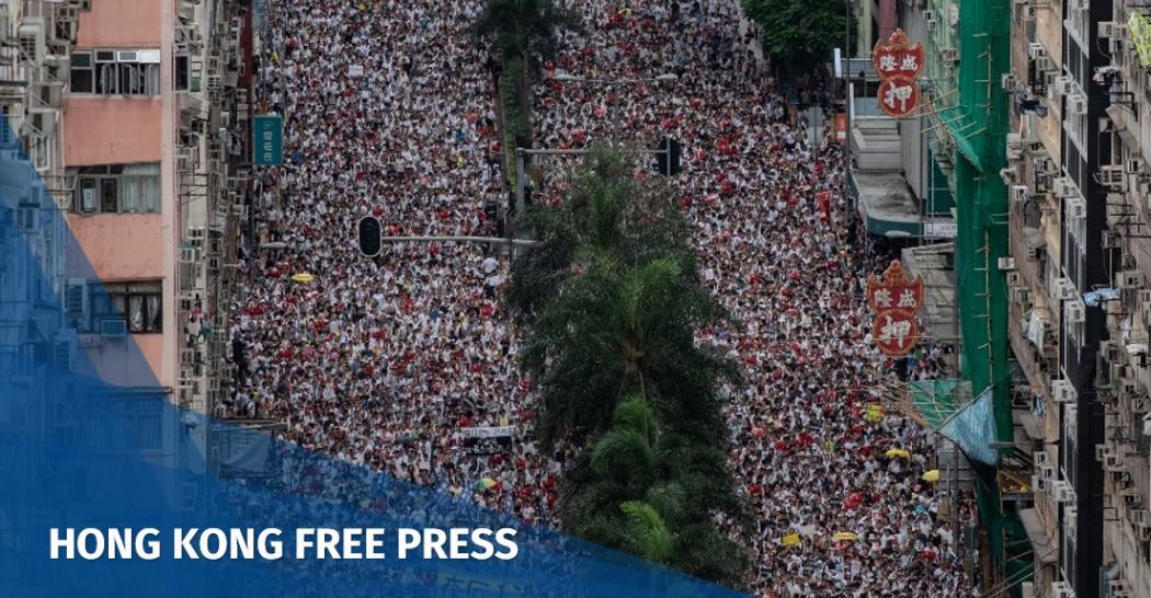 BREAKING: Over a million attend Hong Kong demo against controversial extradition law, organisers say