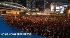 Hong Kong protesters occupy roads around Gov't HQ again, as huge anti-extradition law rally escalates