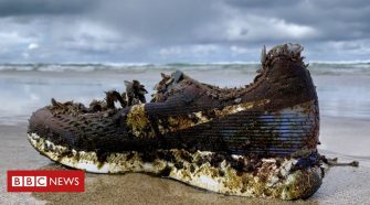 Why are Nike trainers washing up on beaches?