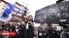 Hong Kong protests: How tensions have spread to US