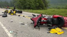 Pickup truck driver arrested following New Hampshire highway collision that left 7 motorcyclists dead