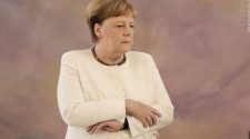 Angela Merkel seen shaking for second time in weeks