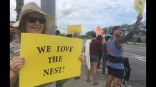 Dozens of parents rally to keep UF Health North birth center open
