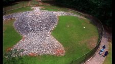 The Rock Eagle Mound was 'probably built' by Native Americans about 2000 years ago.