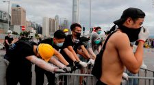 Live: Hong Kong protesters clash with police over China extradition bill