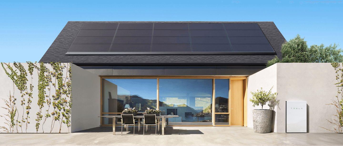 Tesla Solar panels and Powerwall