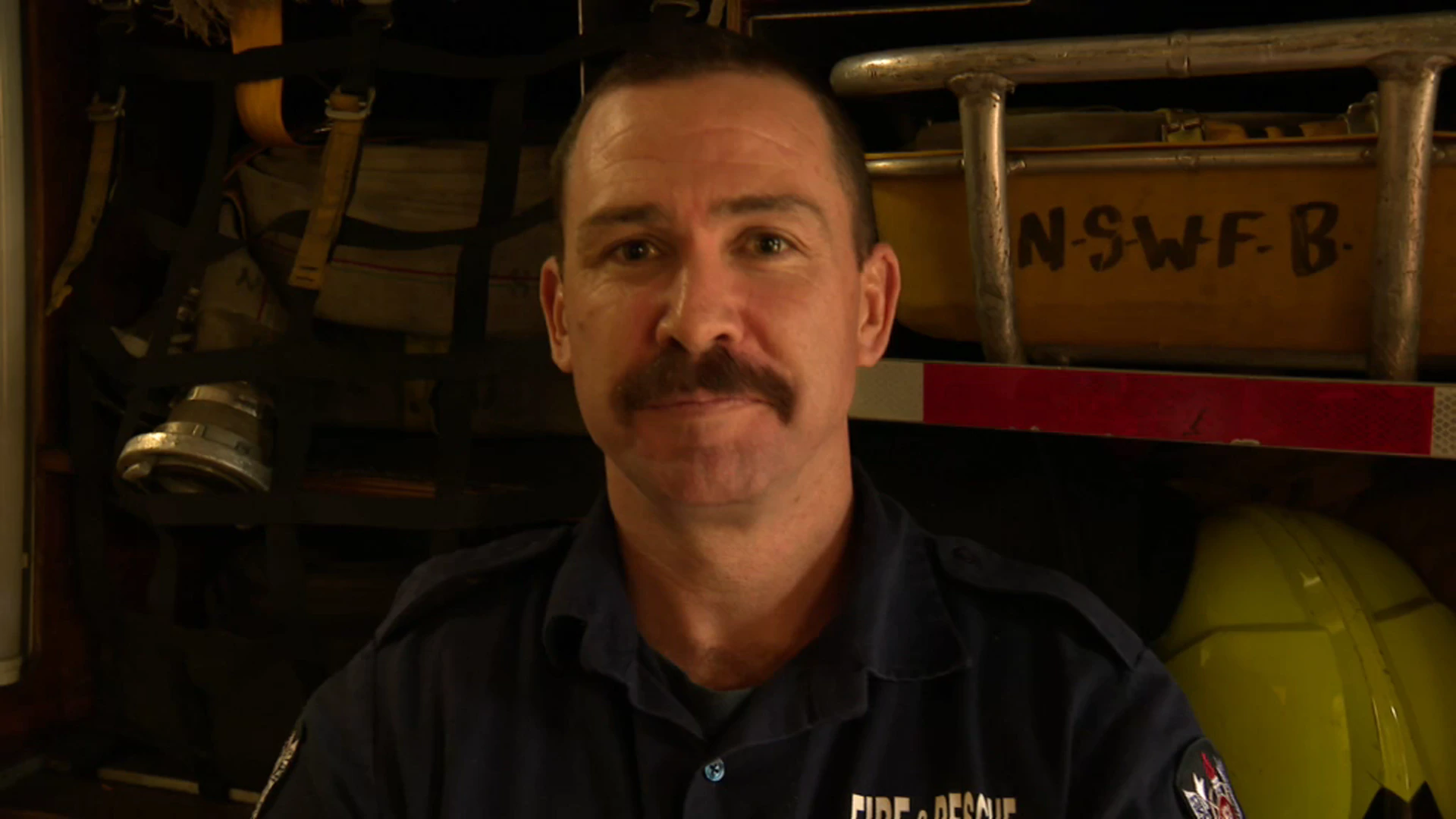 Steve Dingle said he became a firefighter because he wanted to be a positive role model.