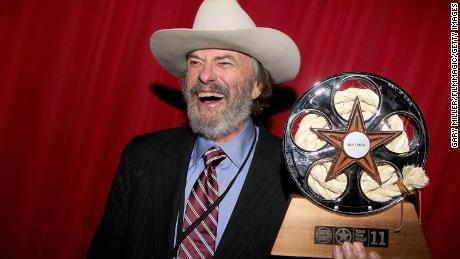Actor Rip Torn poses backstage during the Texas Film Hall of Fame Awards at Austin Studios on March 10, 2011 in Austin, Texas.