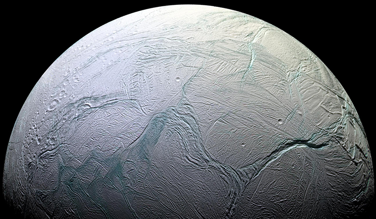 Saturn’s moon Enceladus 