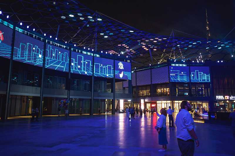 Digital Projection lights up shopping experience at Dubai's City Walk Middle East Attractions cutting edge technology blooloop