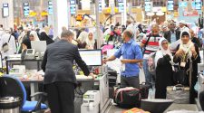Modern airport technology reducing pilgrim congestion