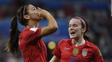 Women's World Cup: Alex Morgan divides opinion with tea-drinking celebration
