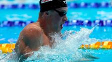 Swimmer Adam Peaty just smashed the world record for the men's 100-meter breaststroke
