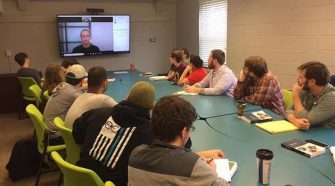 APSU history students use video-conferencing technology to connect with prominent authors across the U.S.