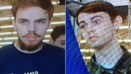 Suspects Kam McLeod, left, and Bryer Schmegelsky.