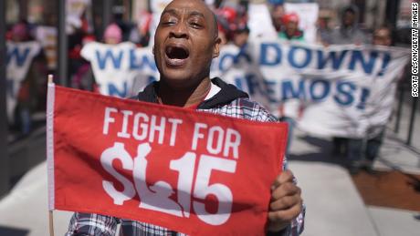 A $15 minimum wage started as a slogan. This week, it&#39;s set to pass the House
