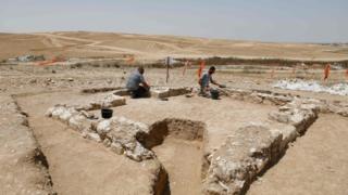 An ancient mosque found in the Israeli desert