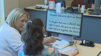 Organization gives away technology to local kids with severe low vision