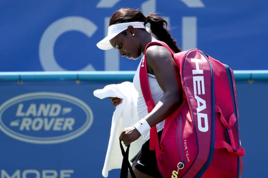 Sloane Stephens made another early exit at the Citi Open.