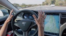 Tesla shows off next-gen automated emergency breaking stopping for pedestrians and cyclists – TechCrunch