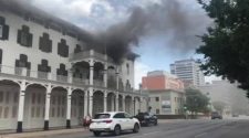 Historic Wichita building on fire in downtown