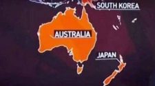 New Zealand mistaken for Japan in map mistake Jacinda Ardern