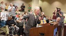 Modesto Straight Pride parade: "We're a totally peaceful racist group," Straight Pride organizer tells California city council meeting