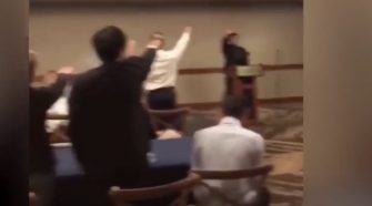 School condemns video of its students giving Nazi salute