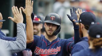 Twins belt six home runs, break record for home runs in a season in loss to Tigers