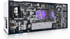 How does the laser technology in EUV lithography work?