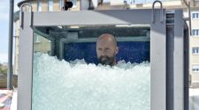 Josef Koeberl in ice: Austrian man breaks world record for longest time spent submerged in ice today
