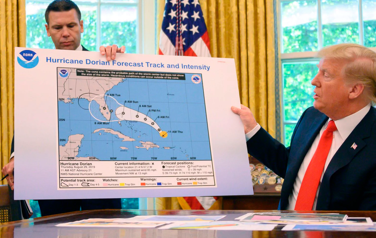NOAA backs President Trump on Alabama Hurricane Dorian forecast over its own meteorologists