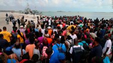 Bahamas: As evacuations continue, dozens of islanders were told to get off a ferry headed to the US
