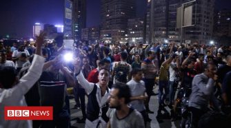 Egyptians protest against President Fattah al-Sisi