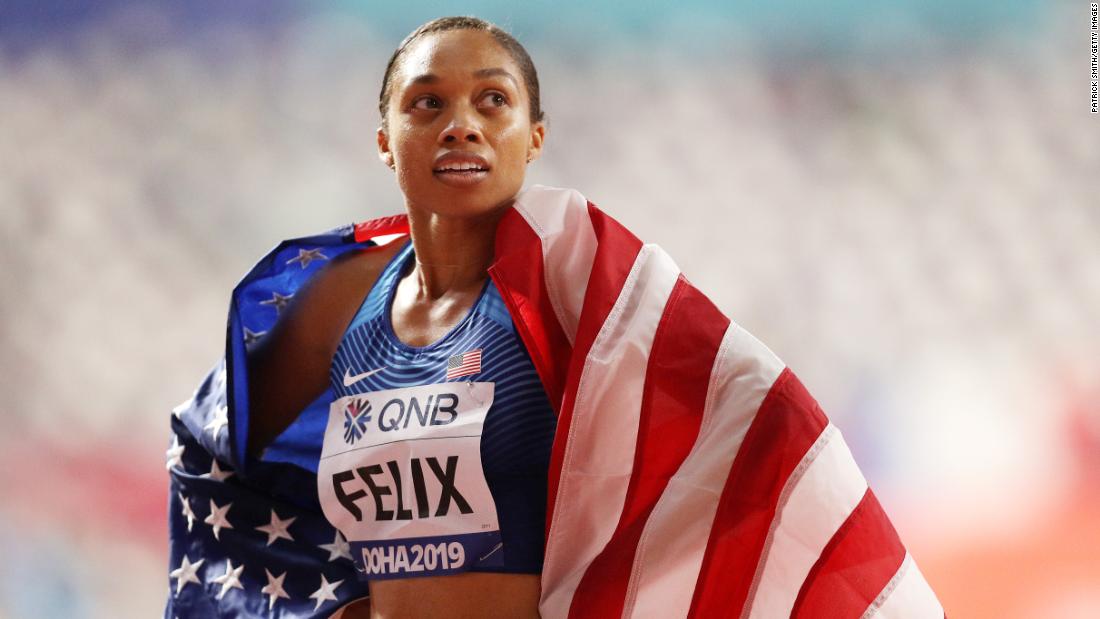 Olympic sprinter Allyson Fenix breaks Usain Bolt's record for most World Championship gold medals