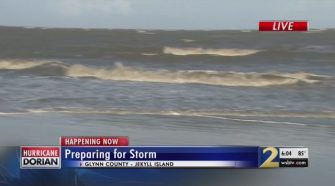 Georgia coast braces for impacts from hurricane Dorian