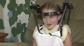 Hemlock girl comes home after spending months recovering from breaking neck | News