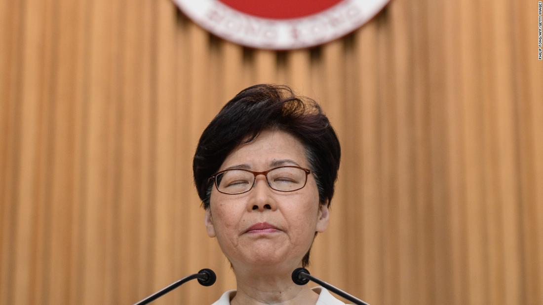 Hong Kong leader Carrie Lam withdraws extradition bill after months of protests