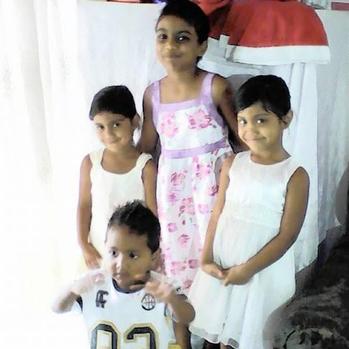 The Mahabeer's children, from, left, Leah, 6; Isabella, 11; Hannah, 7; and Titus, 3; were among their family of eight, who were killed in a head-on collision with an alleged drunk driver in January last year. The case is still dragging on in the courts. 
Picture: Supplied