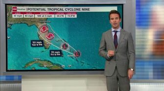 Tropical storm Humberto will pass 'very near' northwestern Bahamas