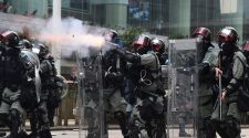 Ugly Clashes as Hong Kong Protesters Battle Police Ahead of China Anniversary