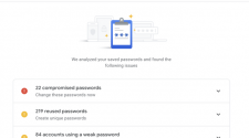 Google adds password “checkup” into Web account password manager