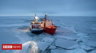 Climate change: Polarstern icebreaker begins year-long Arctic drift