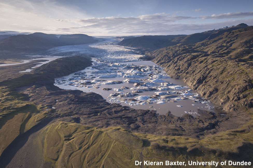 Hoffellsjökull glacier in 2017