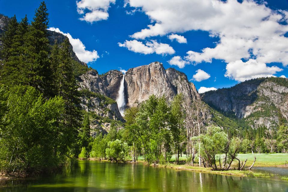 Bridalveil Falls is very tall...and photos of it are shared constantly on Instagram.