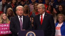 SNL has Alec Baldwin's Trump meets his supporters, Mark Zuckerberg and Bill Clinton at one of his rallies