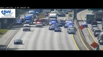 Police chase, crash shuts down I-285 in Clayton County