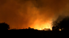 Fire burning 20,000 bales of hay near San Xavier Mission